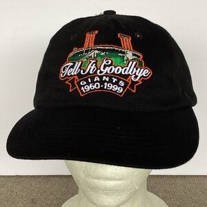 Vintage 1999 San Francisco Giants Tell It goodbye candlestick park hat NWT